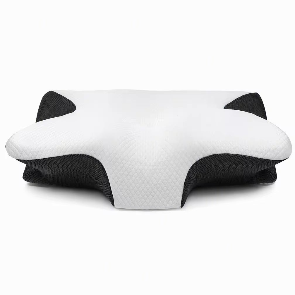 Ergonomic Memory Foam Neck Support Pillow - Modern Butterfly Design with Custom Logo Options for Wholesale Bulk OEM