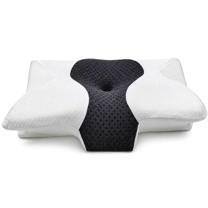 Ergonomic Memory Foam Neck Support Pillow - Modern Butterfly Design with Custom Logo Options for Wholesale Bulk OEM